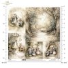 Myszki, sielanka, akwarela, retro, las, natura*Mice, idyll, watercolour, retro, forest, nature*Mäuse, Idylle, Aquarell, Retro, Wald, Natur*Ratones, idilio, acuarela, retro, bosque, naturaleza